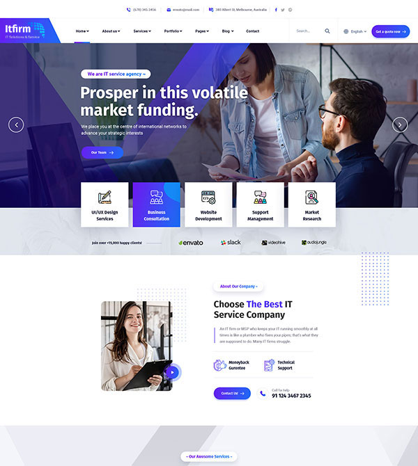 Landing Page - Software Development Services Company | IT Solutions ...